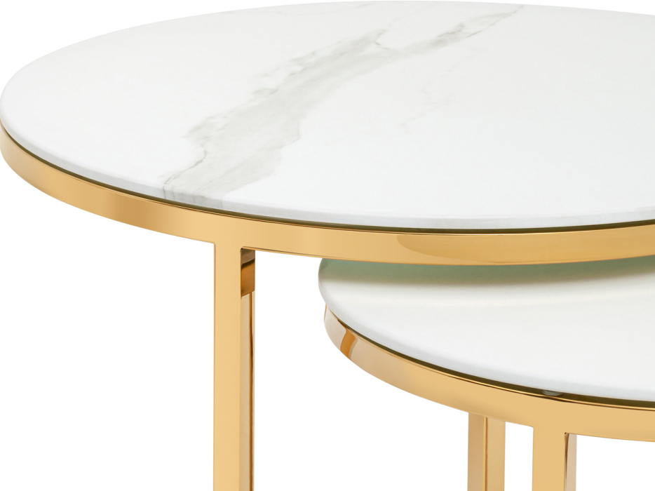 Журнальные столики, Набор журнальных столиков STOOL GROUP Селена 60 и 45 см