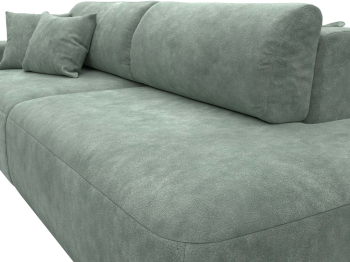 Диван прямой Лига-036 НПБ Модерн подлокотник слева, велюр BRUT