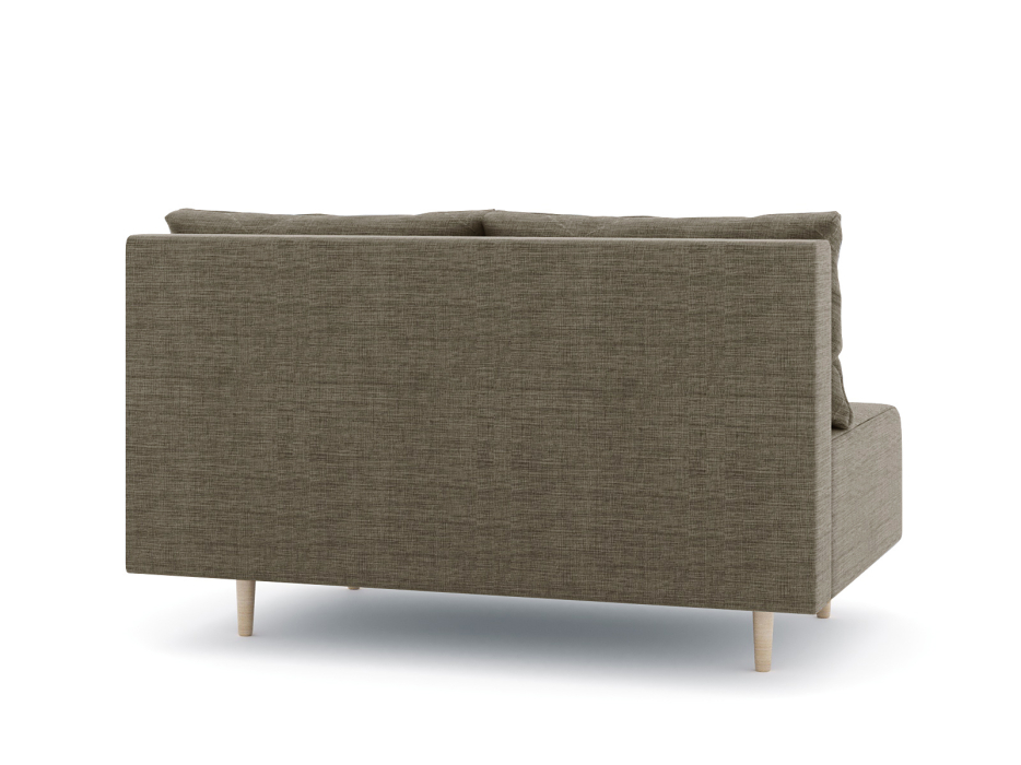 Дизайнерские диваны для гостиной, Диван прямой нераскладной Милли мини 2-х  местный без подлокотников, рогожка Люкс