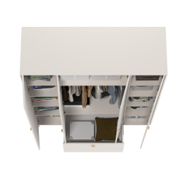 Шкаф 4-х дверный с двумя ящиками Афина 4-75930