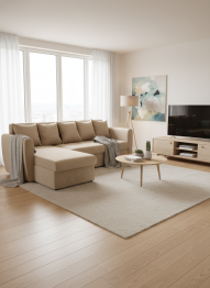 Диван угловой Мартин 140, велюр