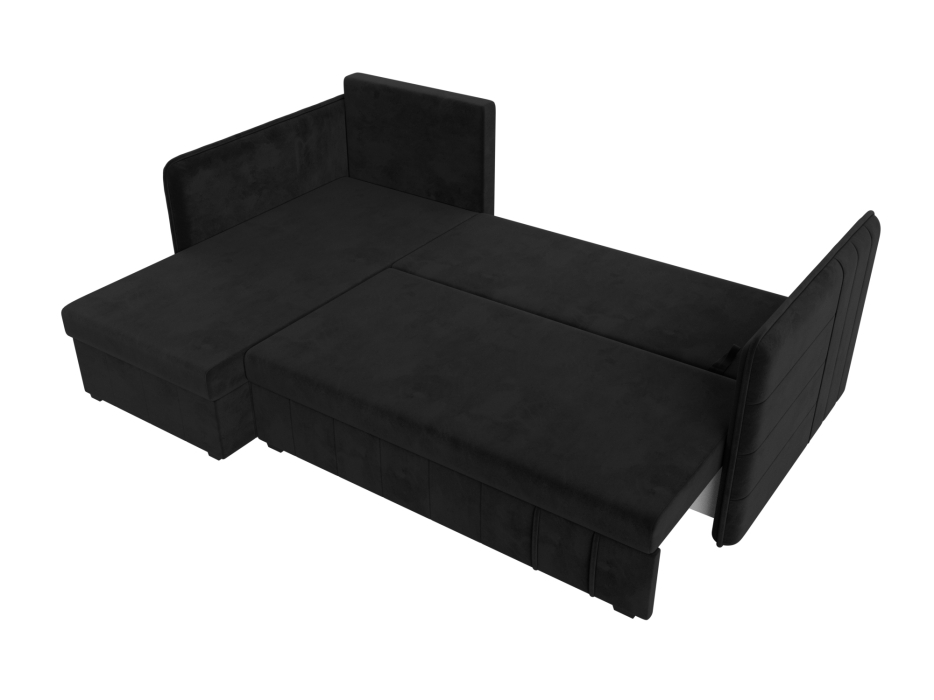 Диваны угловые в гостиную, Угловой диван Слим левый угол, велюр