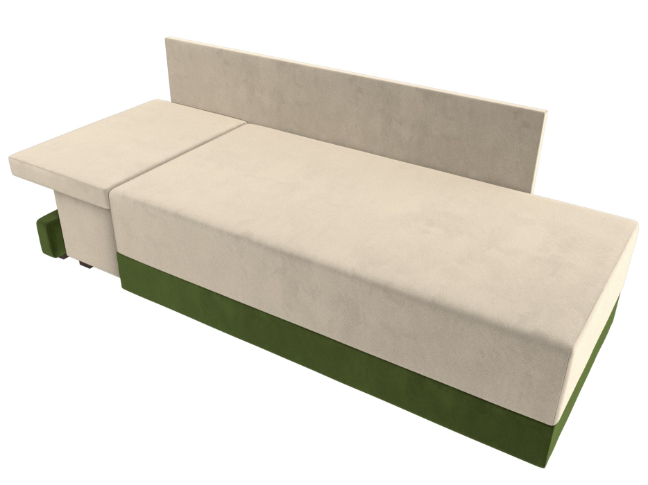 Кушетка диван, Кушетка Никас левая, микровельвет