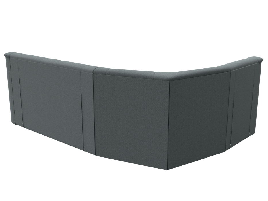 Диваны угловые в гостиную, Диван угловой Карелия левый угол, рогожка Амур