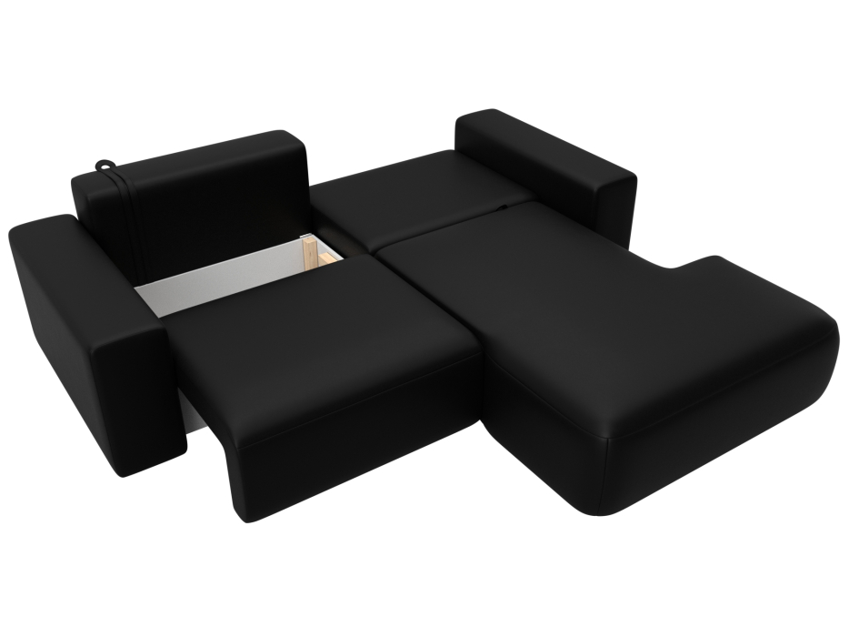 Диваны угловые в гостиную, Диван угловой Лига-036 НПБ Классик правый угол, экокожа GRIFON