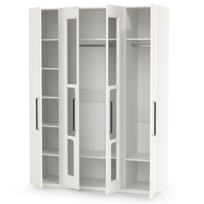 Шкафы распашные, Шкаф для одежды 4-х створчатый Валенсия