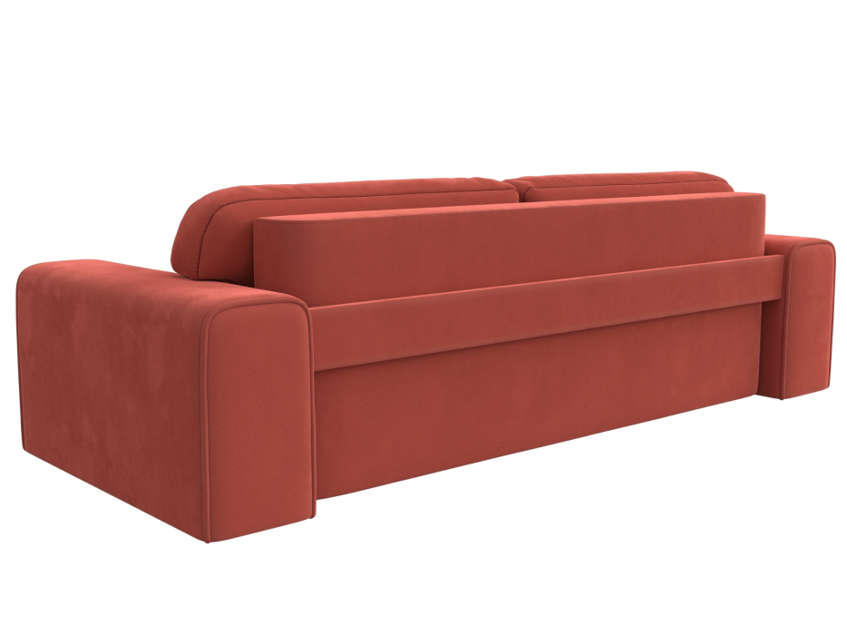 Диваны с ящиком для белья, Прямой диван Лига-029, микровельвет