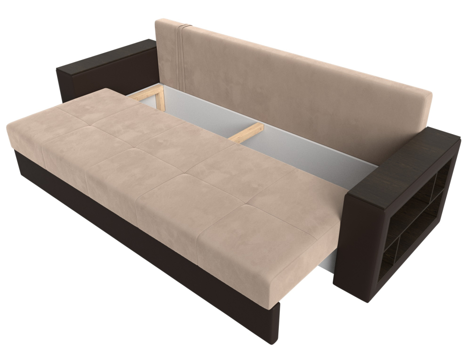 Диваны прямые, Диван прямой Дубай Лайт, велюр/экокожа