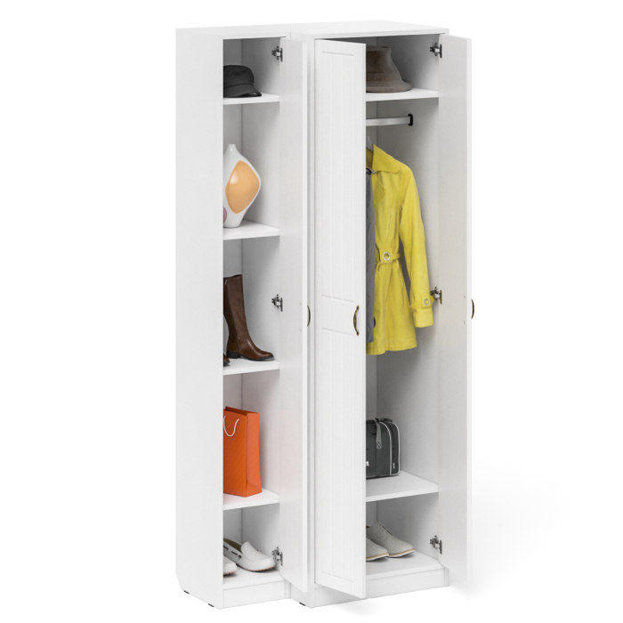 Прихожие, Пенал в прихожую и шкаф две двери П-6 МДФ фрезеровка прованс