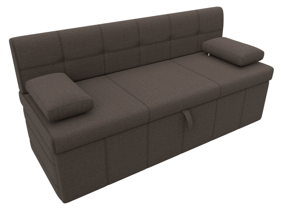 Диваны прямые кухонные, Диван кухонный прямой Лео, рогожка Амур