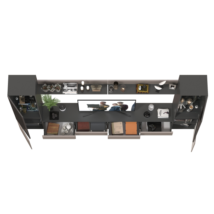 Стенки для гостиной, Мебельная стенка Сидней № 103