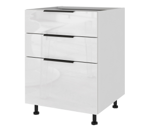 Тумба напольная с 3-мя ящиками Тандембокс 60 х 82 см Коктейль