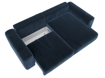 Диван угловой Лига-056 НПБ угол универсальный, велюр TOWER