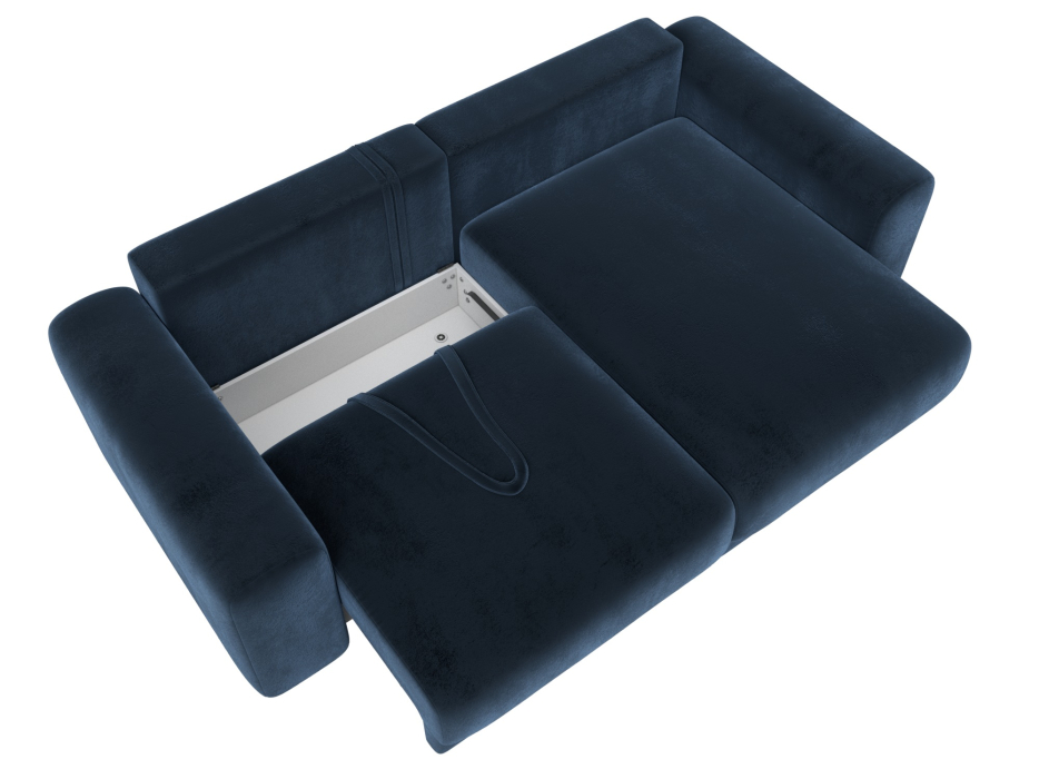 Диваны угловые в гостиную, Диван угловой Лига-056 НПБ угол универсальный, велюр TOWER