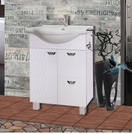 Тумба в ван.комн. Белла 2 550 беллый  (ч Антик 55)