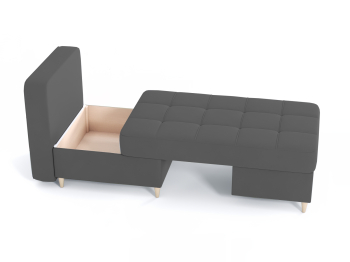 Диван-кровать еврокнижка трасформер  Уно 2, велюр