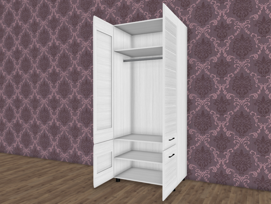 Шкафы двухстворчатые, Модульная система Камелия Шкаф ШК-2602