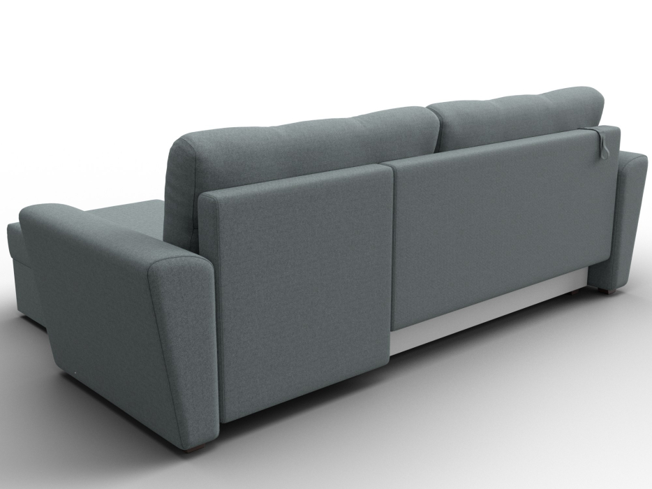 Диваны угловые в гостиную, Угловой диван Амстердам Лайт правый угол, рогожка Амур