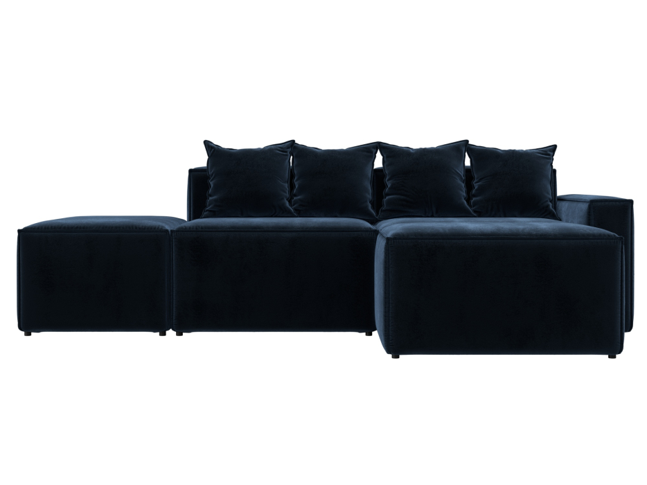 Диваны угловые в гостиную, Диван угловой модульный Лига-063 угол правый, велюр TOWER