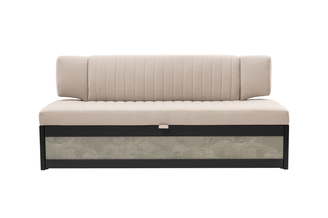 Диваны прямые кухонные, Прямой кухонный диван Парус 174 Ателье светлое