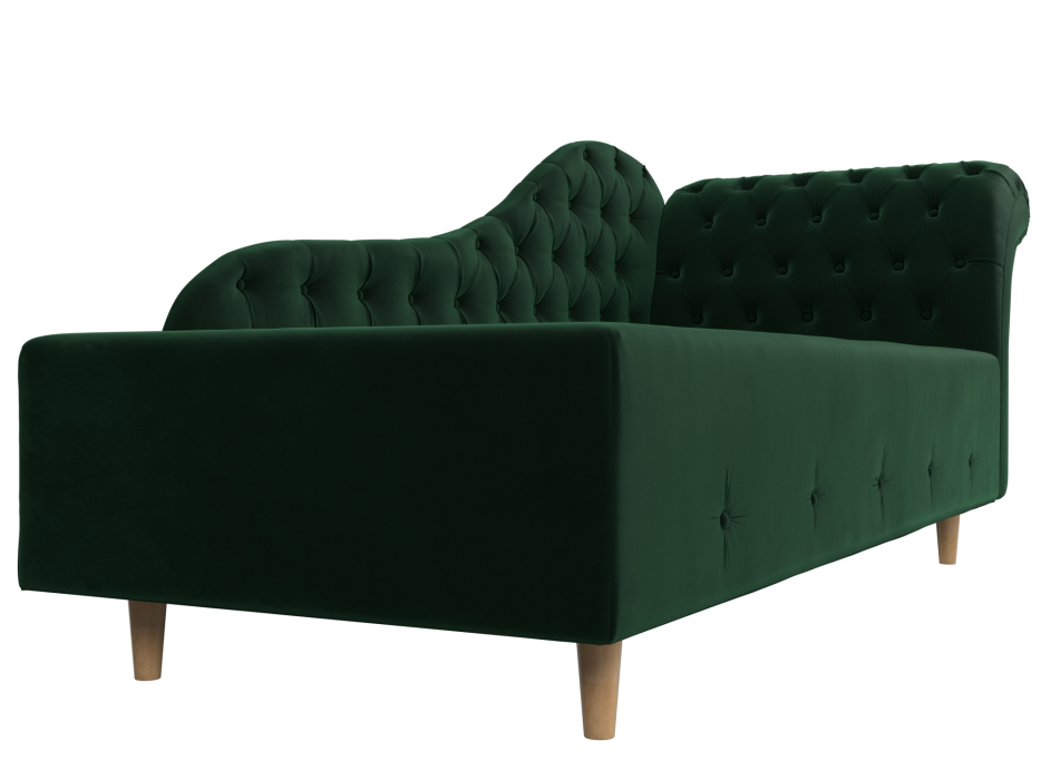 Кушетка диван, Кушетка Камерон правая, велюр 