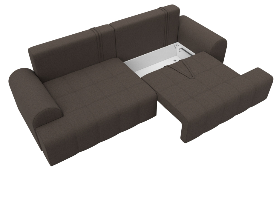 Диваны еврокнижки, Диван прямой Лига-080, рогожка Амур