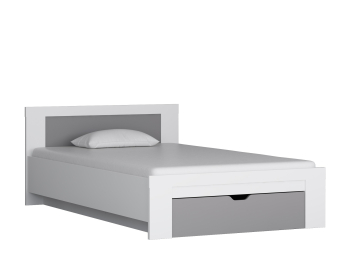 Кровать полутороспальная с ящиком ДЕЛЬТА Next 19.03