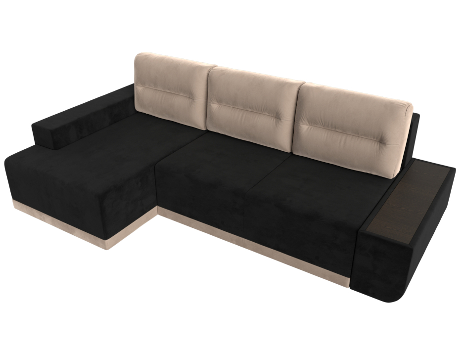 Диваны угловые в гостиную, Угловой диван Чикаго левый угол, велюр