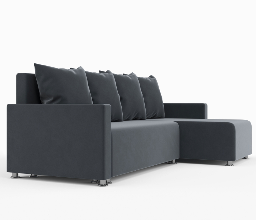 Диваны угловые в гостиную, Угловой диван-кровать Таити,велюр