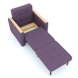 Кресло-кровать Этро Вуд рогожка, 70