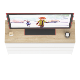 Широкий комод шесть ящиков Мори МК1200.6