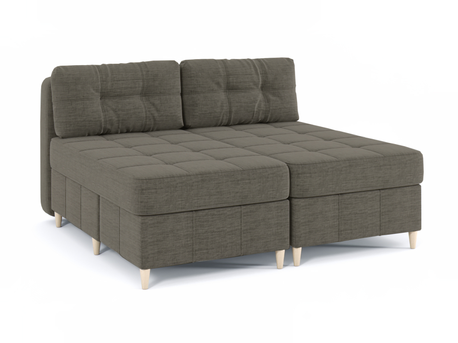 Диваны угловые в гостиную, Диван-кровать угловой Оливер Люкс 2 еврокнижка-трансформер, рогожка Люкс