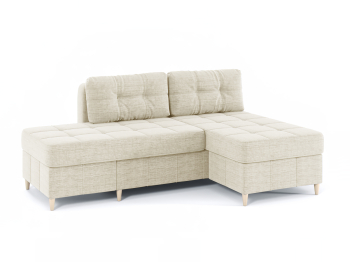 Диван-кровать угловой Оливер Люкс 2 еврокнижка-трансформер, рогожка Люкс
