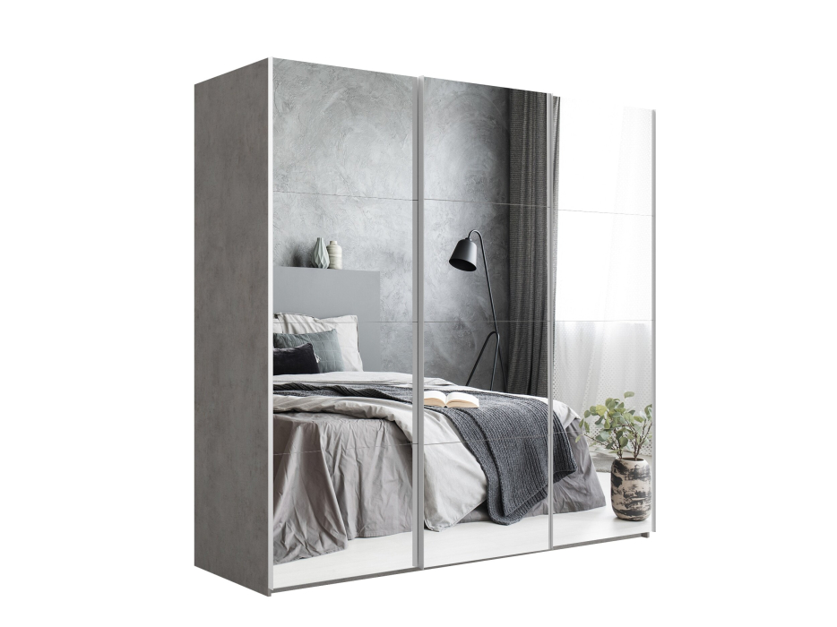 Шкафы-купе 3-х дверные, Шкаф-купе Эста Зеркало+Зеркало+Зеркало 300х66х240