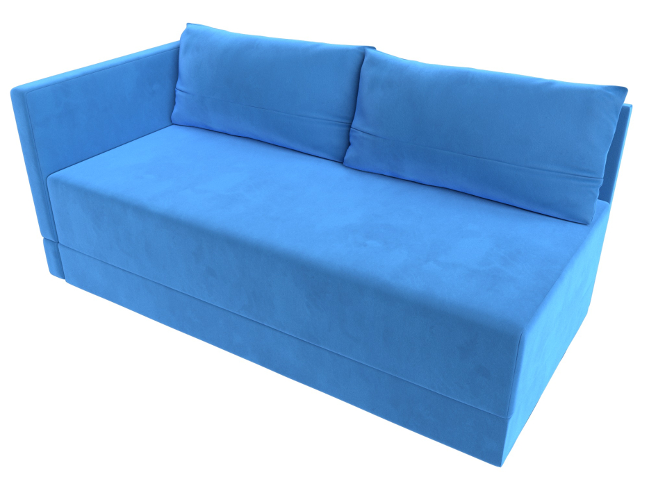 Кушетка диван, Кушетка Никас левая, велюр