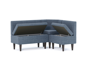 Диван кухонный угловой Лео, рогожка