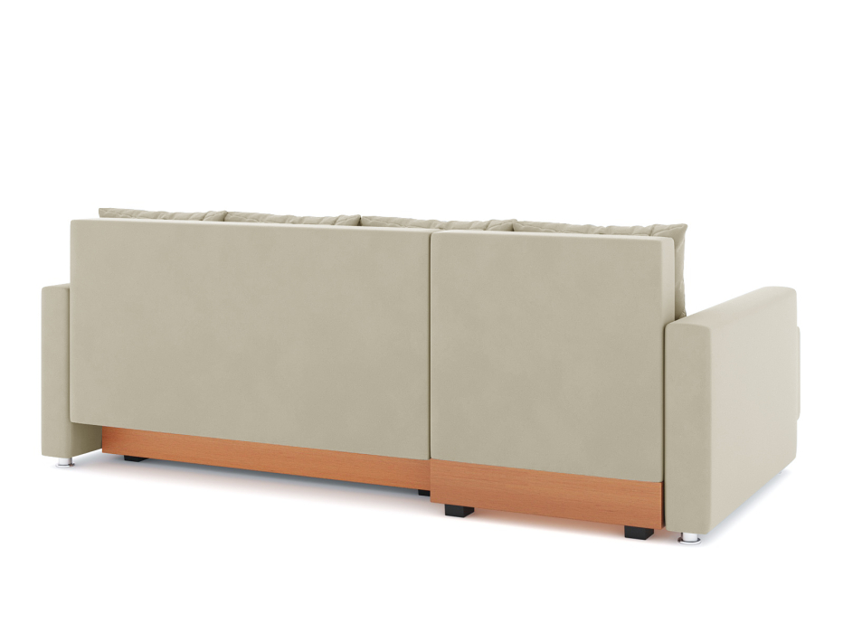 Диваны угловые в гостиную, Диван-кровать угловой Челси еврокнижка, велюр