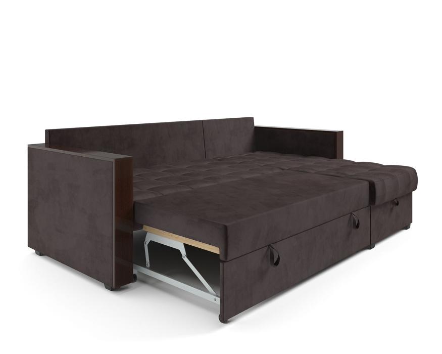 Диваны угловые в гостиную, Диван угловой Техас (Бархат)