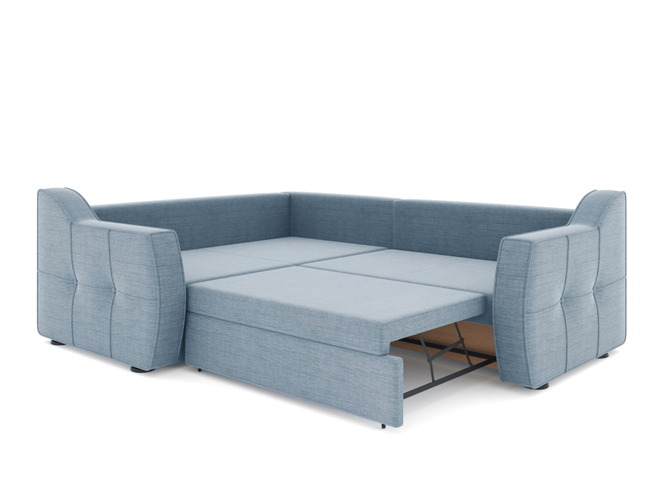 Диваны угловые в гостиную, Диван-кровать угловой Френсис дельфин, рогожка