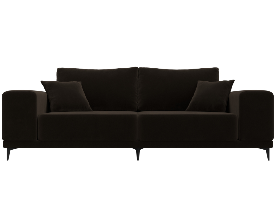 Диваны кровати со спальным местом, Прямой диван Льюес, микровельвет