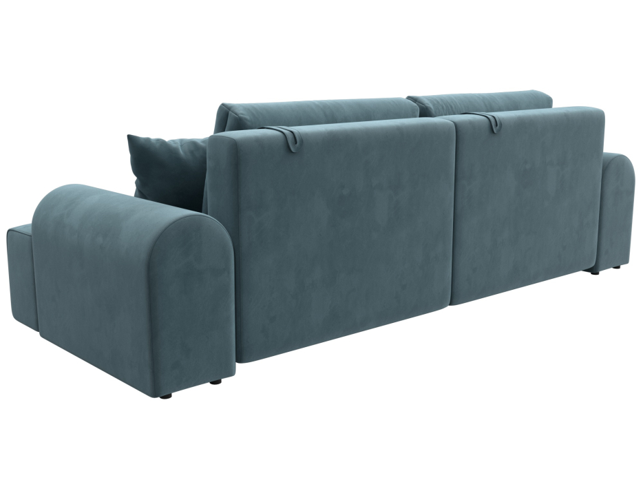 Диваны еврокнижки, Диван прямой Лига-080, велюр SEVEN