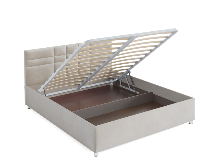 Мягкая кровать, Кровать Нью-Йорк 140 см (Бархат)