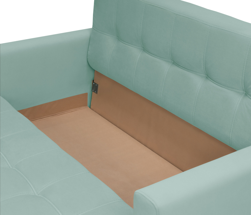 Диваны еврокнижки, Диван прямой Оскар 1,2, микровелюр 