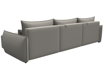 Диван угловой Лига-051 НПБ Лонг угол универсальный, рогожка Амур