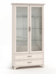 Шкаф двухдверный со стеклом Ариэль ШК-2С