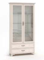 Для одежды, Шкаф двухдверный со стеклом Ариэль ШК-2С