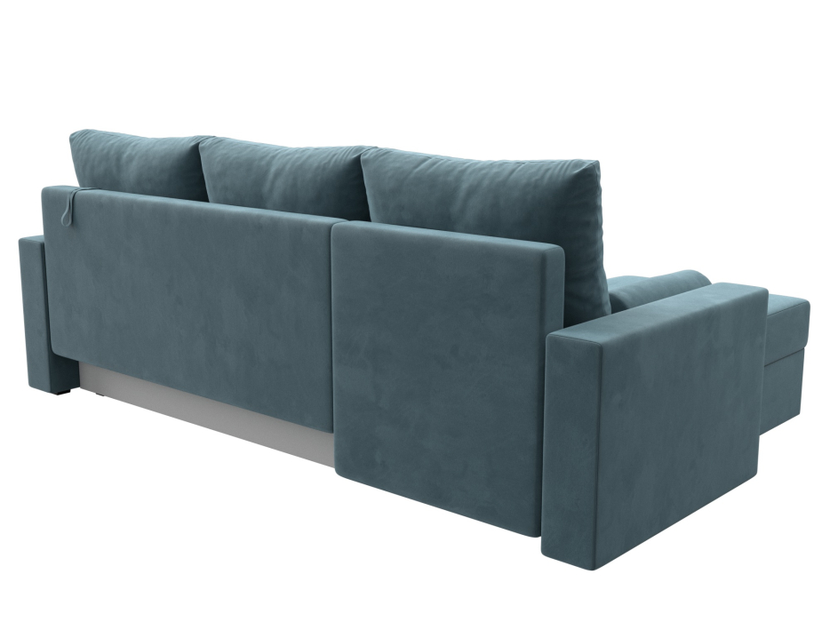 Диваны угловые в гостиную, Диван угловой Верона Лайт левый угол, велюр