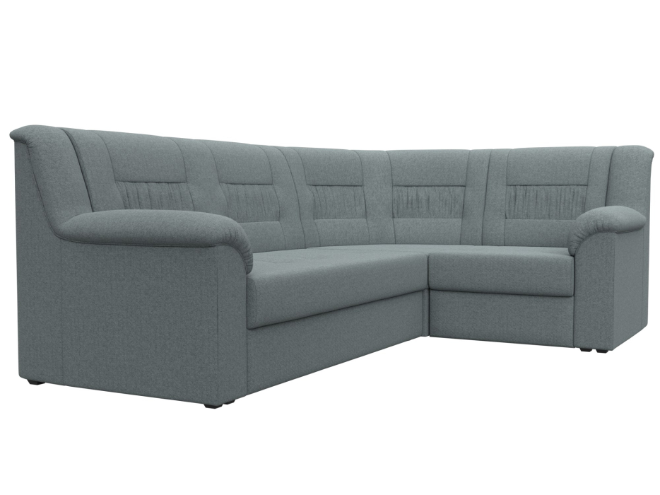 Диваны угловые в гостиную, Диван угловой Карелия правый угол, рогожка Амур