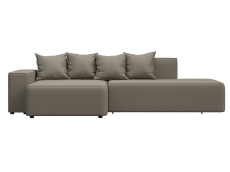 Диваны угловые в гостиную, Диван угловой Лига-079 угол левый, экокожа GRIFON