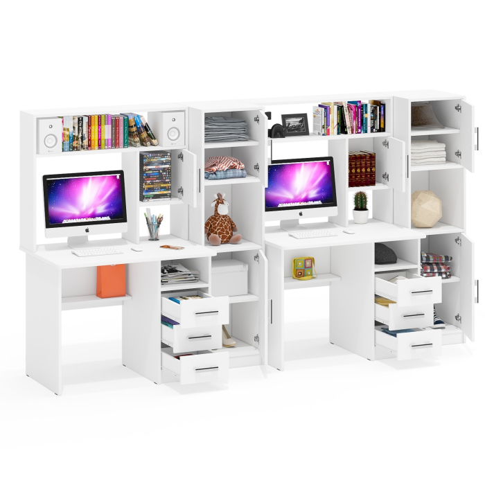 Домашние кабинеты, Два компьютерных стола СК-9 с двумя пеналами